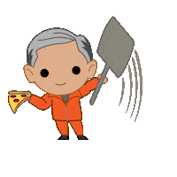Jackie Chan Pizza Sticker by Sony Pictures
