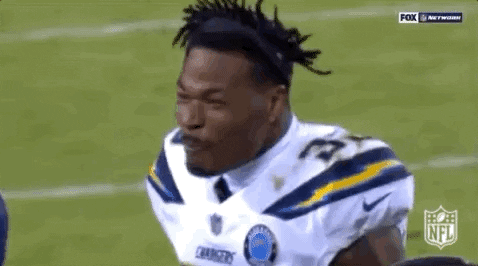Excited Derwin James GIF by Los Angeles Chargers