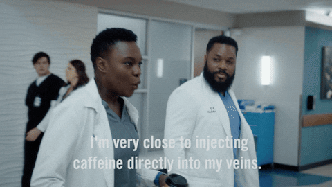 Tired Coffee GIF by The Resident on FOX