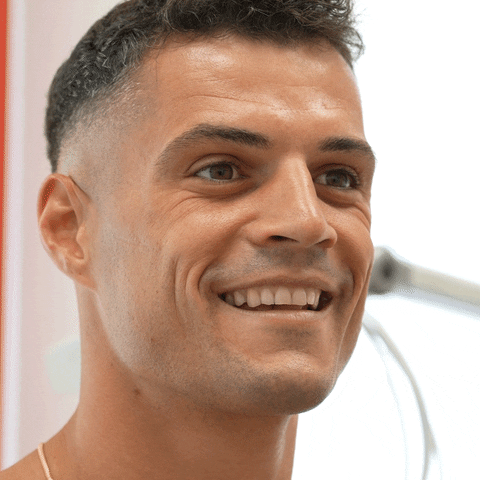 Granit Xhaka Smile GIF by Bayer 04 Leverkusen