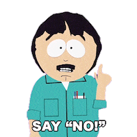 Randy Marsh No Sticker by South Park