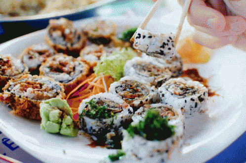 hungry sushi us mesmerizing GIF