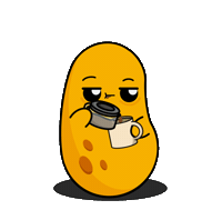 Tired Good Morning Sticker by lilpotates