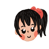Happy Girl Sticker