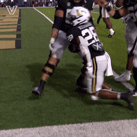 Football Celebrate GIF by Vanderbilt Athletics