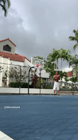 No Look Free Throw Reverse Shot - Nova Hoops