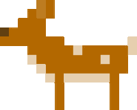 Wild Life Deer Sticker