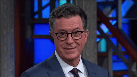 Stephen Colbert Eyebrows GIF by The Late Show With Stephen Colbert