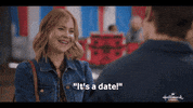Its A Date Dating GIF by Hallmark Channel