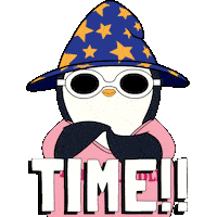 Stop It Time Out Sticker by Pudgy Penguins