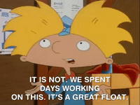 hey arnold nick splat GIF