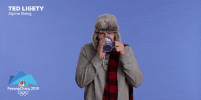 pyeongchang 2018 coffee GIF by NBC Olympics