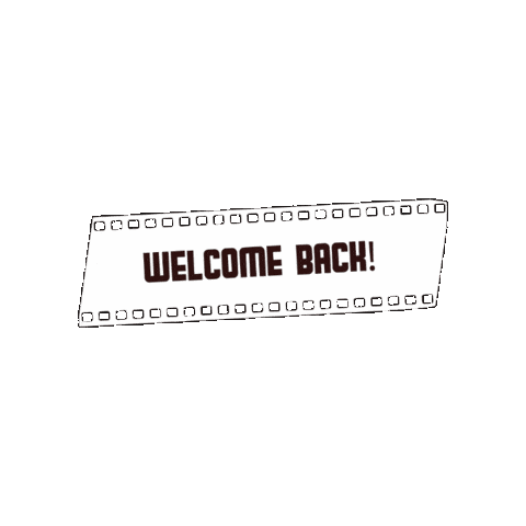 Welcome Back Sticker by unifilm.de