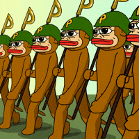 Marching Here We Come GIF by Ponke
