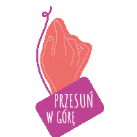 Pink Swipe Up Sticker by Monika Kaminska