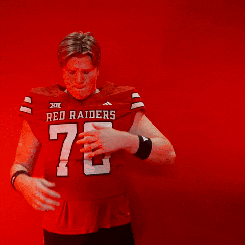 Jacob Ponton GIF by Texas Tech Football