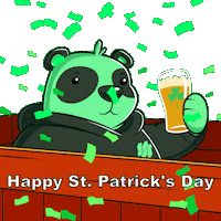 Celebrate St Patricks Day Sticker by SuperVerse