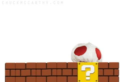 chuckmccarthy mushroom super mario nick cage toadstool GIF