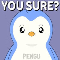 Confused Penguin GIF by Pudgy Penguins