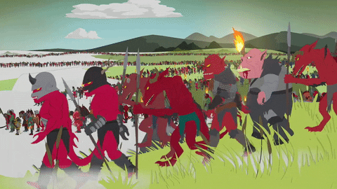 warriors demons GIF by South Park 