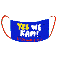 Joe Biden Mask Sticker by Creative Courage