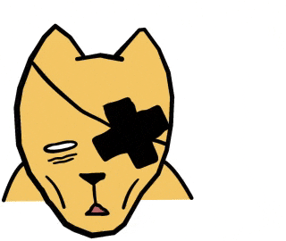 Tired Cat GIF