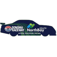 Nascar Sonoma Sticker by Northbay Health