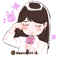 neunmuv anime sparkle rabbit kdrama Sticker