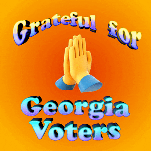 I Vote Georgia Peach GIF by Creative Courage