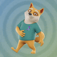 Proud Digital Art GIF by Doge Pound