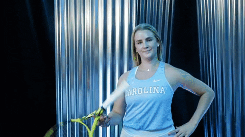 North Carolina Tennis GIF by UNC Tar Heels