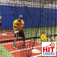baseballhittingdrills baseball laser home run lasers GIF