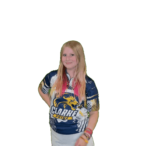 Clarke Pride Sticker by Clarke University