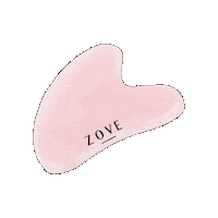 Rose Quartz Gua Sha Sticker by Zove Beauty