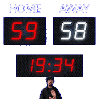 58 Away Sticker