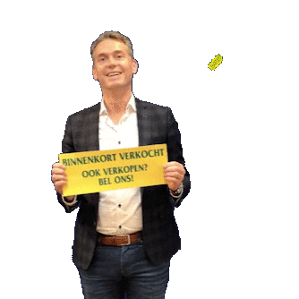 Makelaar Verkocht Sticker by Hup en Fidom Makelaars