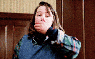 flying kiss misery GIF