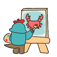 Happy Art Sticker by Otter Student Union