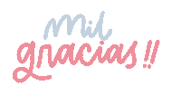 Letritascl thank you thanks muchas gracias mil gracias Sticker