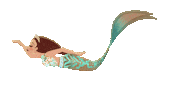 Nautilus Mermaid Swimming Sticker by Mermaid_Lux