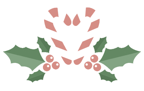 Heart Christmas Sticker