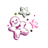 Lebkuchen Plätzchen Weihnachten Glühwein Kerze Advent Sticker