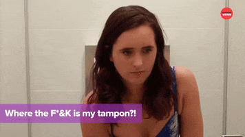 Bathroom Tampon GIF by BuzzFeed