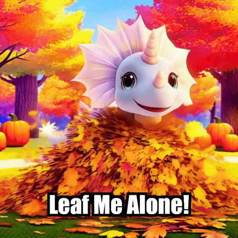 Fall Autumn GIF by Divineasaur