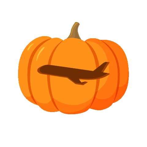 hkairlines giphyupload halloween pumpkin happy halloween Sticker