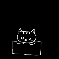 SatomiHagiwara ねこ 疲れた リラックス おつかれ GIF