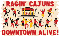 Ragin Cajuns Party GIF by University of Louisiana at Lafayette