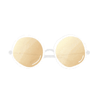 michelewatches sparkle sunglasses shine champagne Sticker