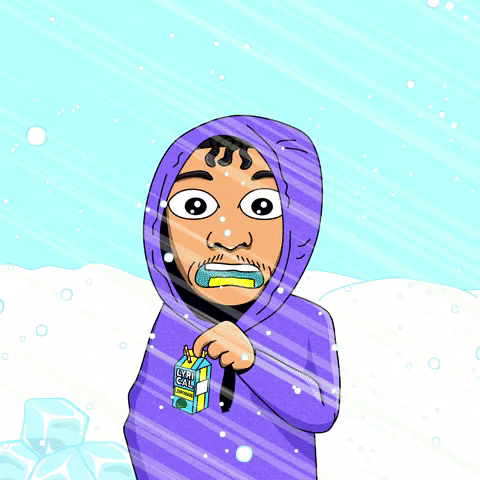 SIDERAP giphyupload snow winter rap GIF