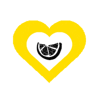 Heart Zitrone Sticker by Lemonbits